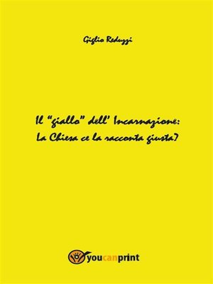cover image of Il "giallo" dell'Incarnazione